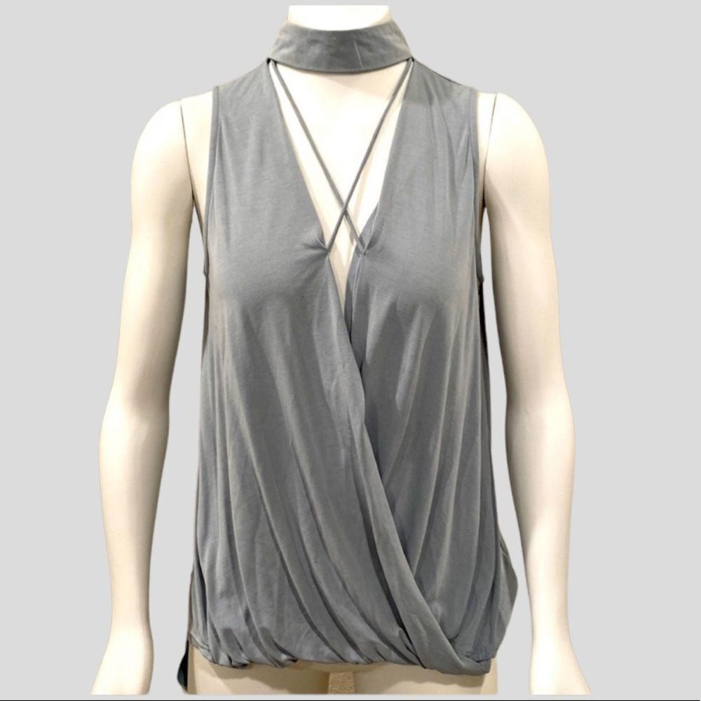 💥She+Sky Sexy Stylish Choker Flowy Tunic Top